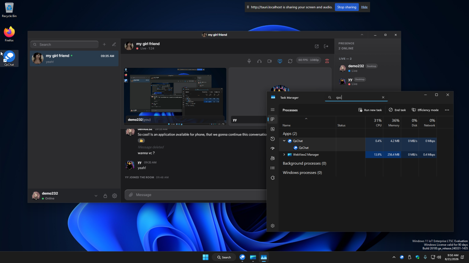 Voice and Video Streaming